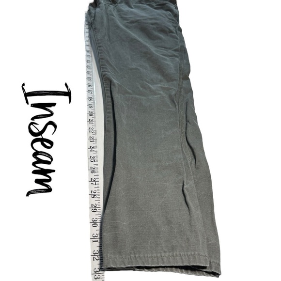 Wrangler x Riggs Workwear Ripstop Carpenter Pants Size 36 x 33 Green Cotton Work - Picture 11 of 12